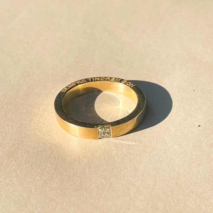 Aliança de Ouro Reta