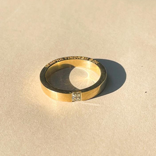 Aliança de Ouro Reta