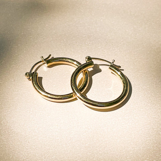 Argola de Ouro Clássica