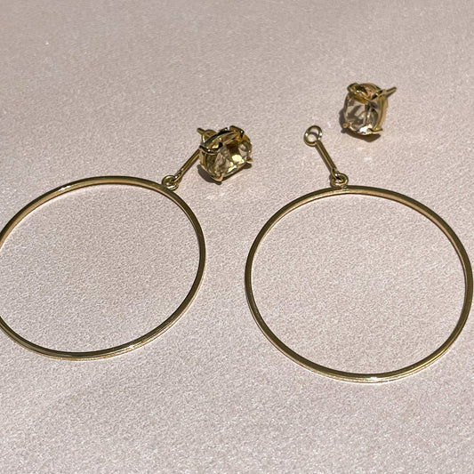 Acessórios Argolas de Ouro Redondas