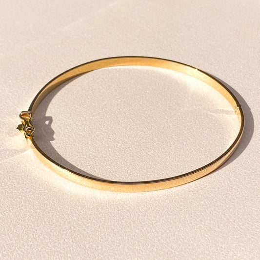 Bracelete de Ouro Reto Nº 4