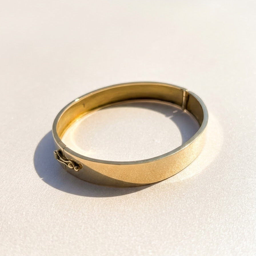 Bracelete de Ouro Reto