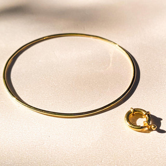 Bracelete de Ouro Redondo