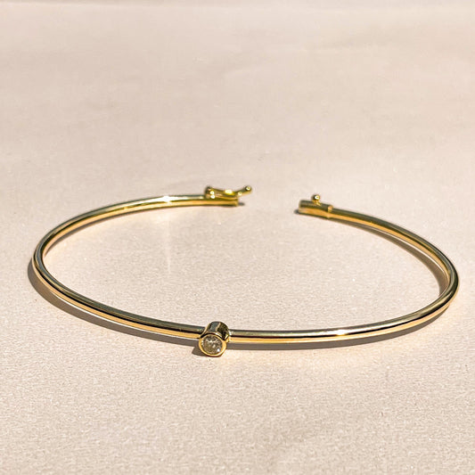 Bracelete de Ouro Solitário N. 12