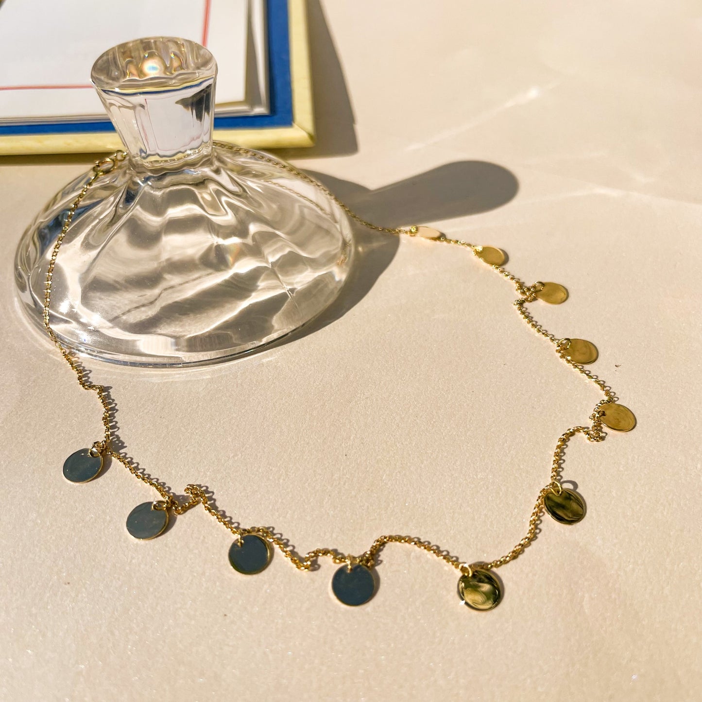 Choker de Ouro Moedas
