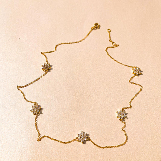 Colar de Ouro Florescer