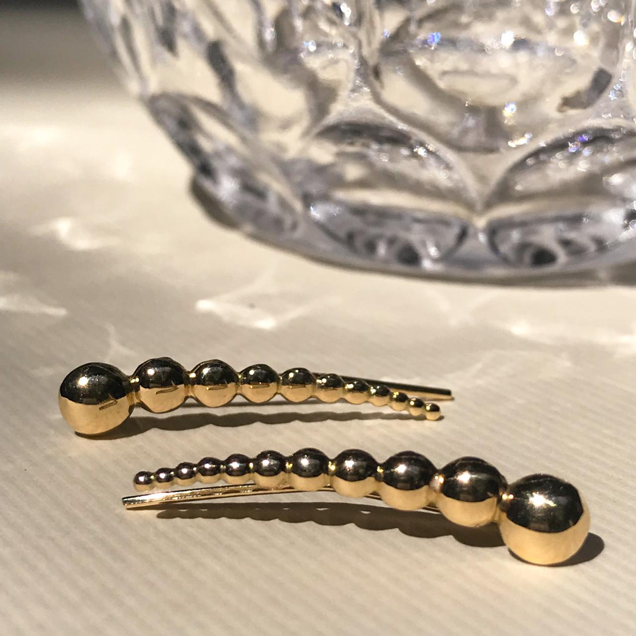 Earcuff de Ouro Bubbles