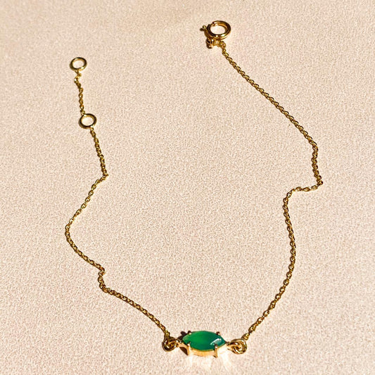 Pulseira de Ouro Navette